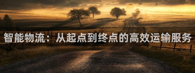 豪门国际娱乐官网网页入口：智能物流：