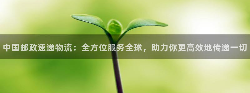 豪门国际登陆网：中国邮政速递物流：全